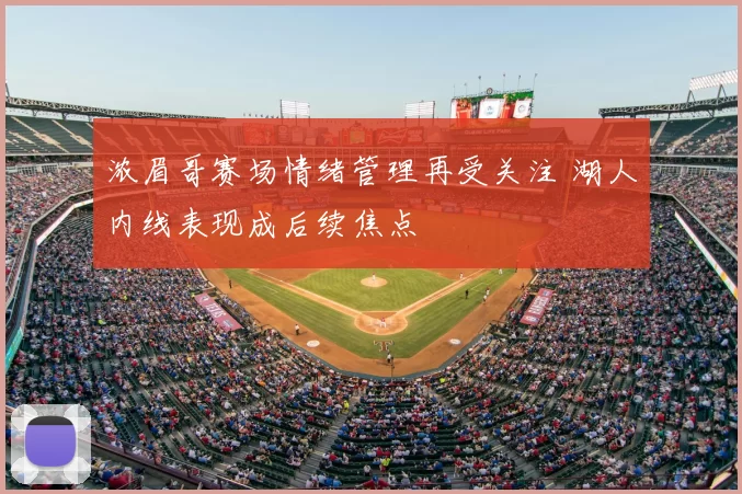 浓眉哥赛场情绪管理再受关注 湖人内线表现成后续焦点